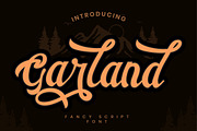Garland, a Script Font by PutraCetol Studio (Thumbnail 1 of 11)