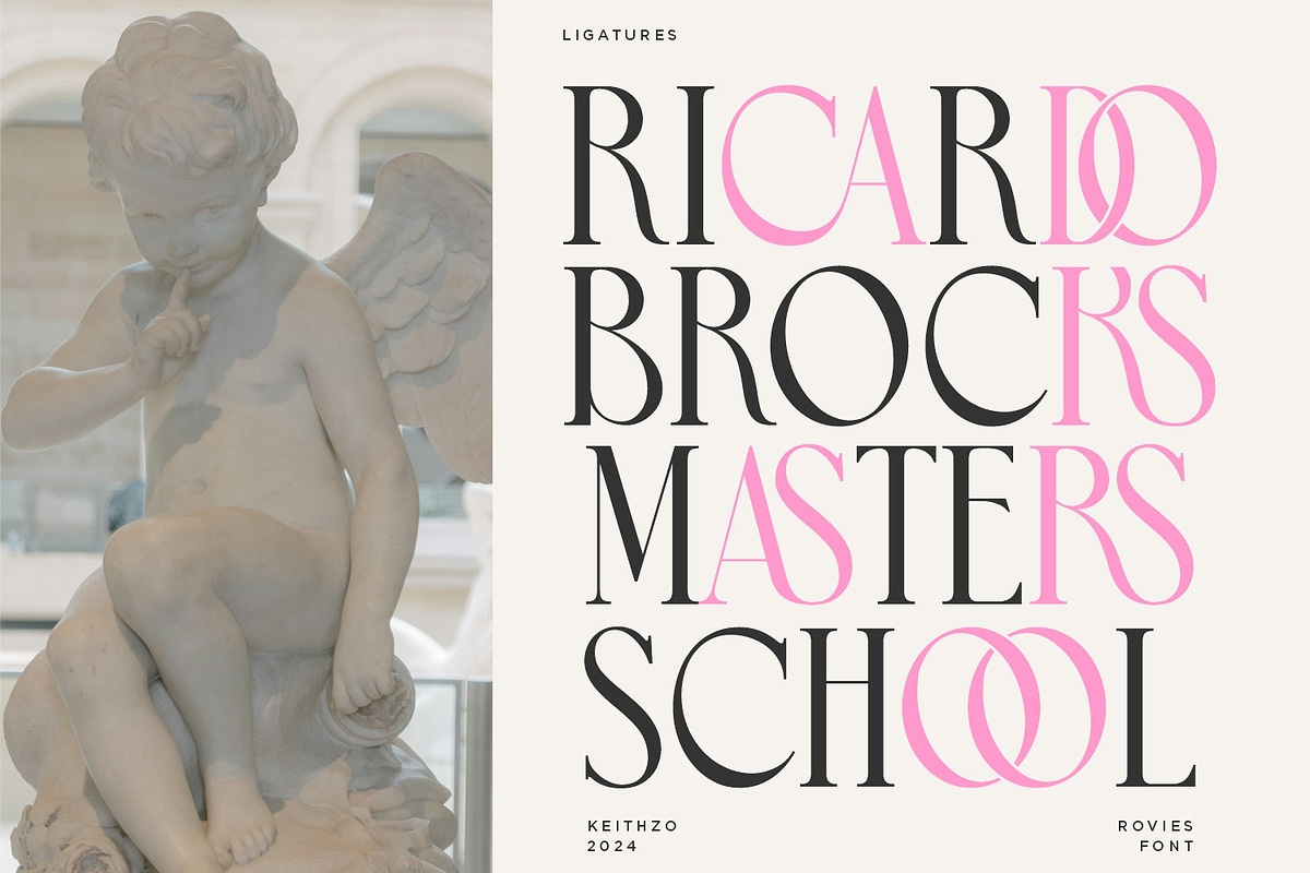 Rovies - Elegant Serif Font, a Serif Font by Keithzo (Photo 8 of 10)