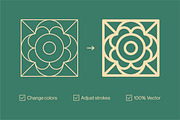 Square Forms Vol 2, an Outline Icon by Tekuni (Thumbnail 2 of 12)