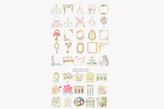 Pastel chateau watercolor clipart, a Decorative Illustration by Patishop Art (Thumbnail 8 of 9)
