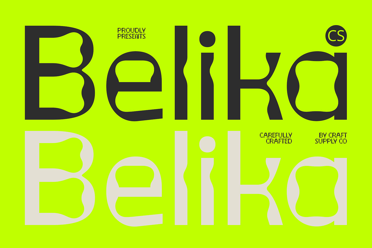 CS Belika – Techno Font, a Sans Serif Font by Craft Supply Co. (Photo 1 of 8)