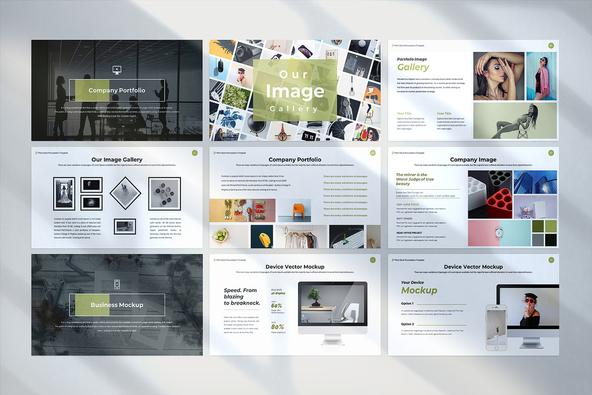 Pitch Deck PowerPoint Template, a Presentation Template by WhiteGraphic (Photo 12 of 16)