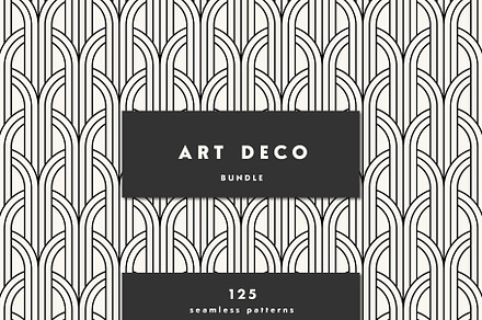 Art Deco Bundle  |  125 Patterns, a Pattern Graphic by Curly_Pat