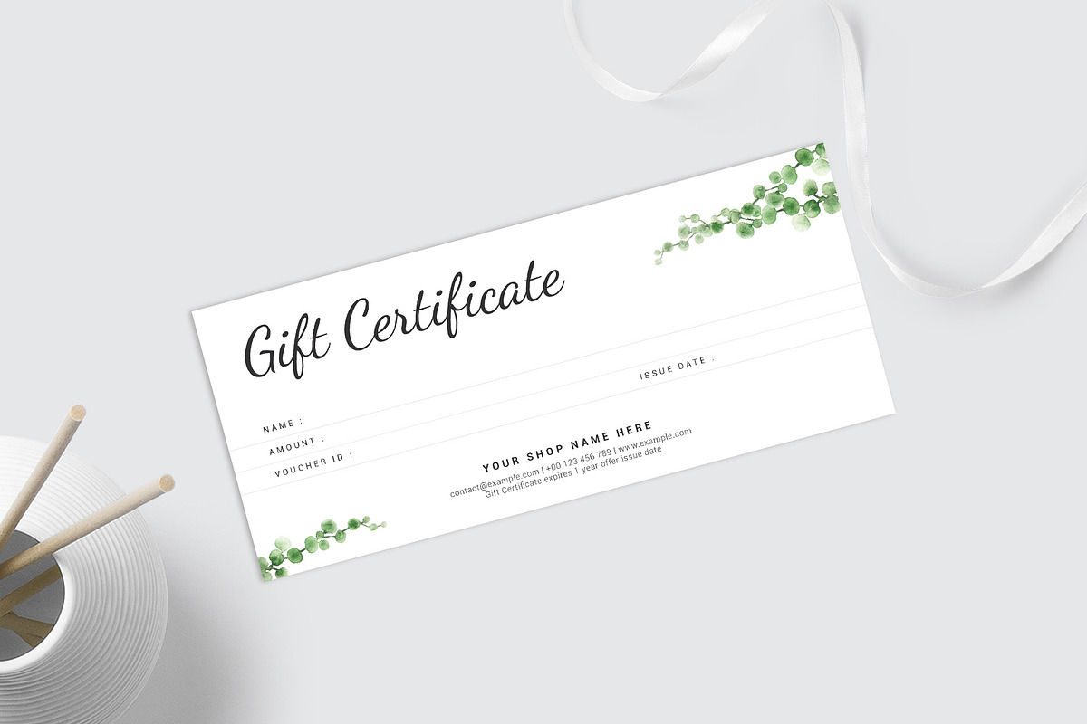 Gift Certificate, a Card Template by Amit Debnath (Photo 5 of 6)