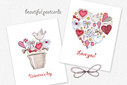 Valentine's day, a Decorative Illustration by OlyaSenko (Thumbnail 5 of 9)