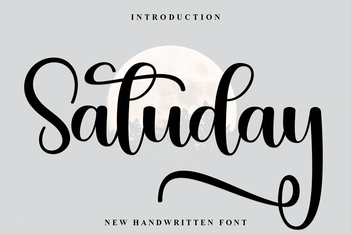 Satuday, a Handwritten Font by FreshTypeINK (Photo 1 of 7)