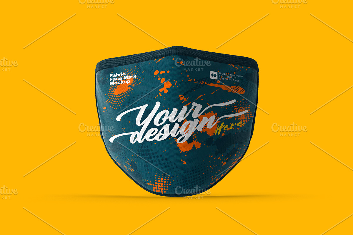 Fabric Face Mask Mockup, a Mask Mockup by Aprndy85 (Photo 5 of 5)