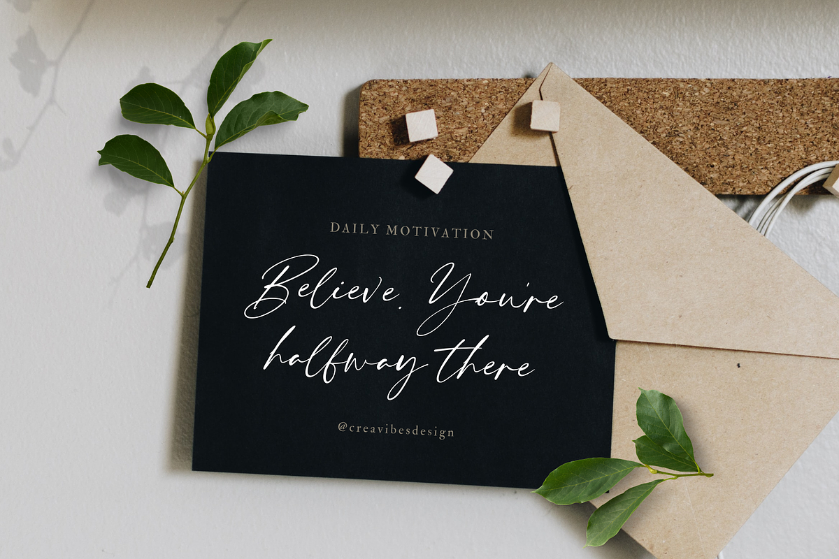 White Palmer - Organic Signature, a Script Font by Creavibes Design (Photo 7 of 11)