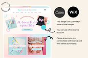 Wix Website Template - Rainbow, a Wix Template by The Pixel Palace (Thumbnail 2 of 9)