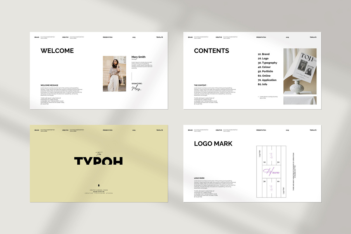 Brand Guideline Presentation, a Presentation Template by PrintIdea (Photo 3 of 9)