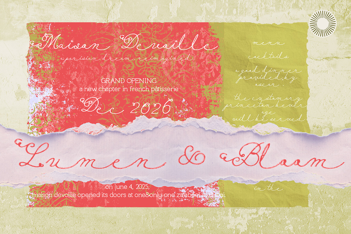 Intarsia Ledger - Artisan Script, a Script Font by Setara Langit CreativeStd (Photo 8 of 14)