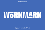 Workmark - Ligature Sans Serif Font, a Sans Serif Font by Luna Shop (Thumbnail 1 of 6)