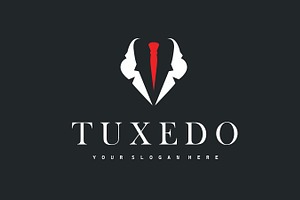 Cool masculine tuxedo logo design, a Branding & Logo Template by Maylianaw28