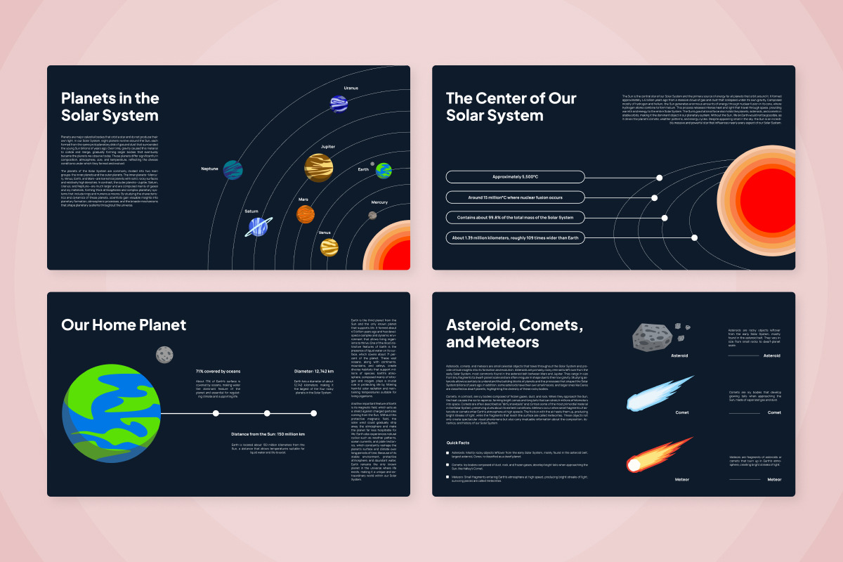 Space Objects Science Infographic V3, a Presentation Template by productype1 (Photo 3 of 5)