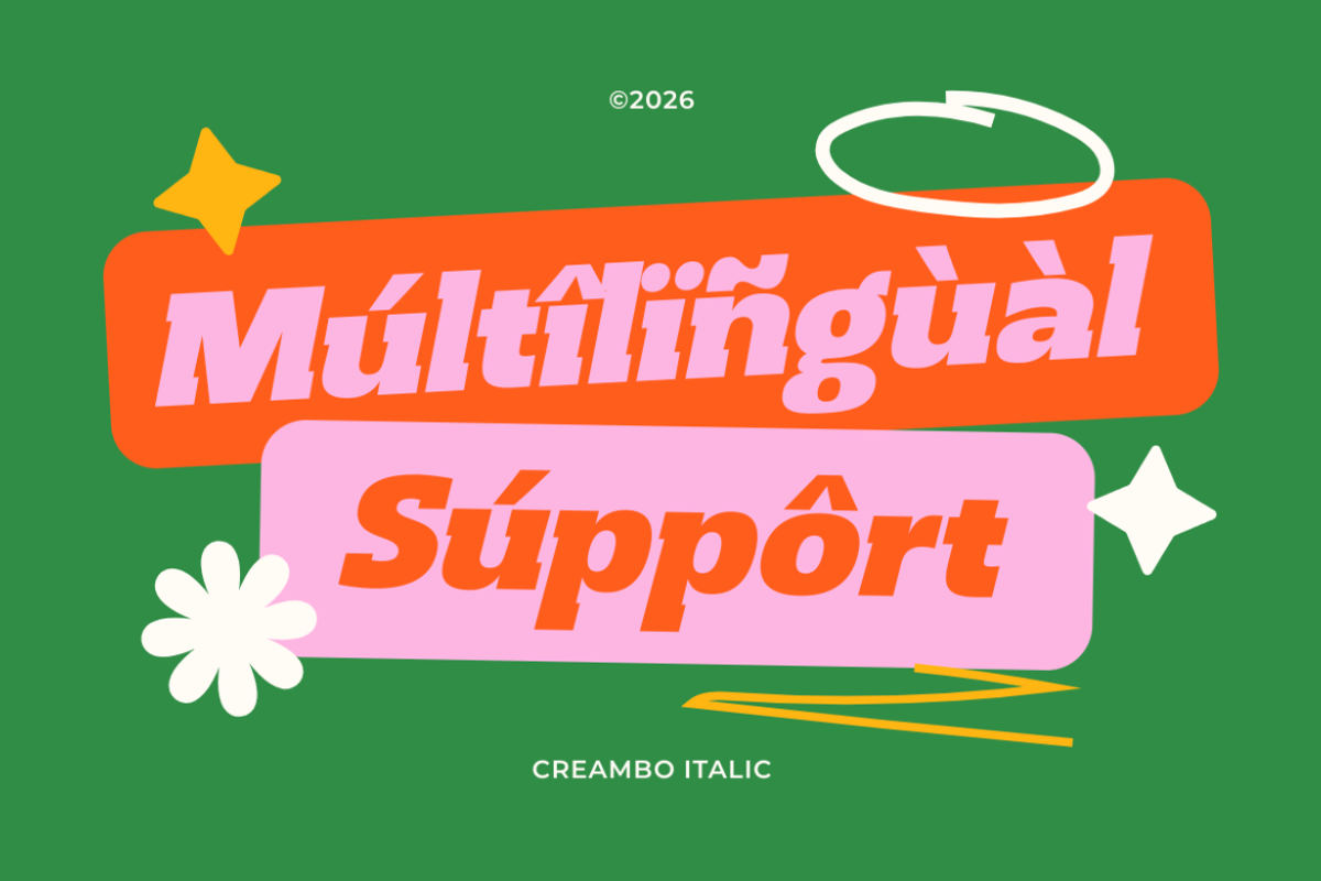 Creambo Italic, a Sans Serif Font by Brand_Hero (Photo 5 of 14)