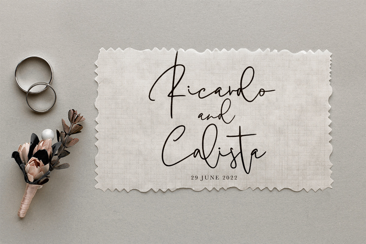 Antoinette - a Handwritten Font, a Script Font by Vava Aryanto (Photo 10 of 11)