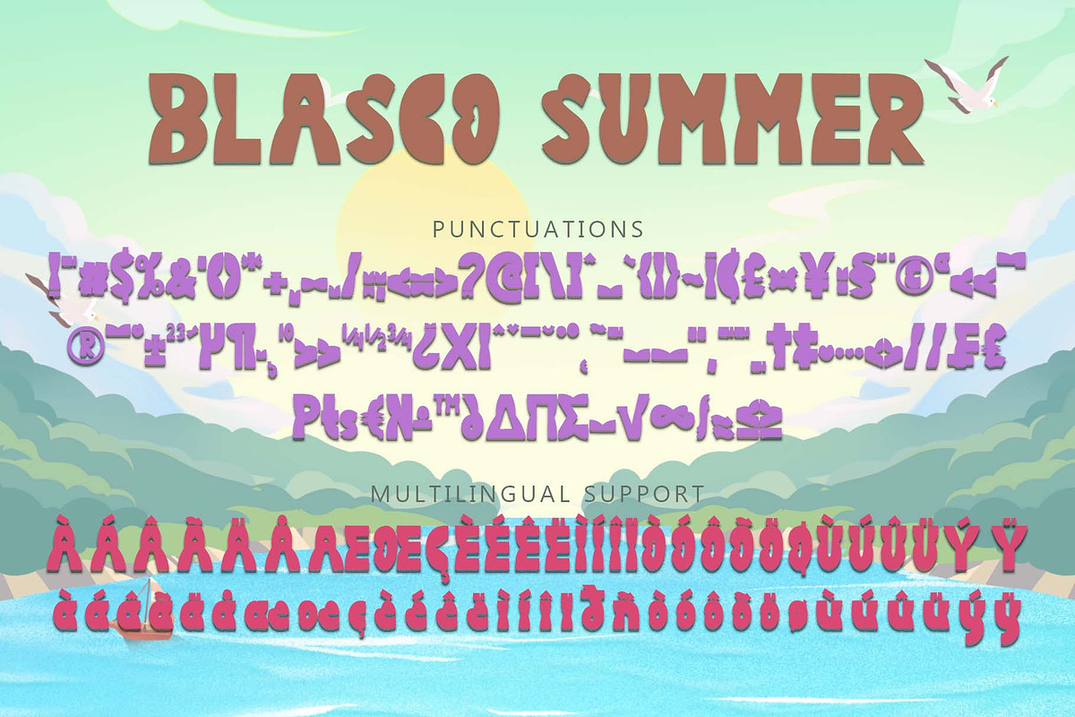 Blasco Summer, a Blackletter Font by Yoga Letter (Photo 6 of 6)