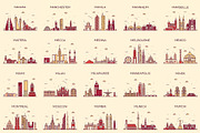Huge collection of cities skylines, a Work Illustration by TheMountBirdStudio (Thumbnail 13 of 15)
