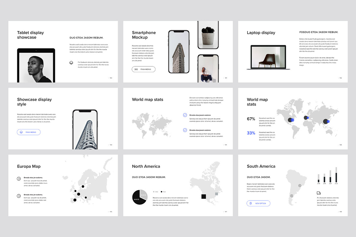 MURO - Powerpoint Template + Bonus, a Presentation Template by PixaSquare