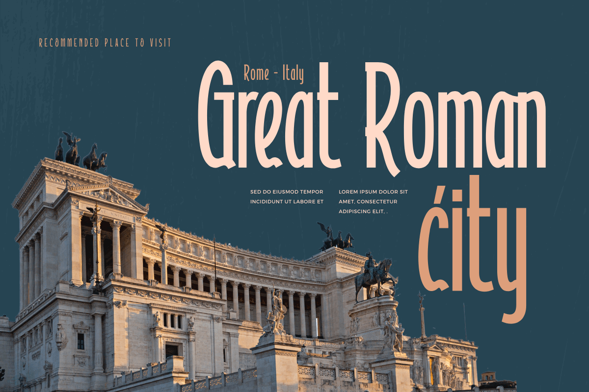 Atoverz – Retro Condensed Font, a Sans Serif Font by twinstd (Photo 9 of 13)