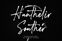 Hunthelir Souther – Signature Font