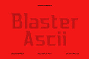 CS Blaster Ascii, a Sans Serif Font by Craft Supply Co. (Thumbnail 1 of 8)