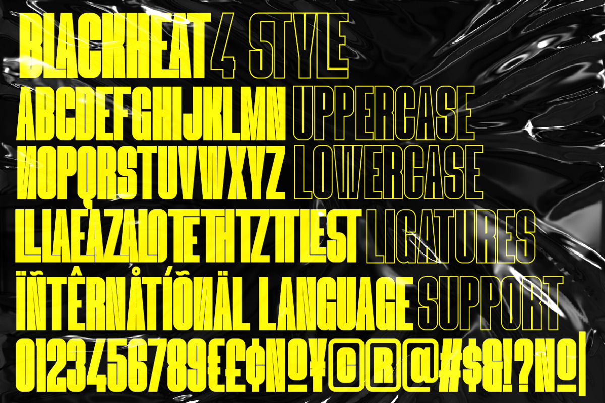 Sale! Blackheat-Bold Sans Condensed, a Sans Serif Font by Almarkhatype (Photo 10 of 11)