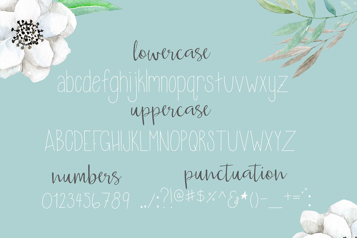 Mariah font preview 2
