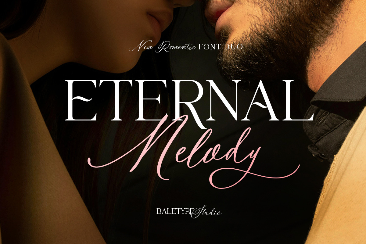 Eternal Melody - Romantic Font Duo, a Script Font by Bale Type (Photo 10 of 10)