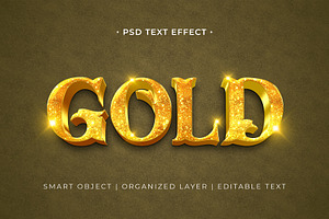 Gold Text Effect