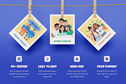 Friends Stickers Pack, an Emoji Icon by Prosymbols (Thumbnail 2 of 9)