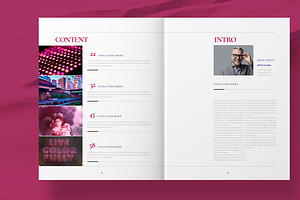 Lifestyle Brochure Layout