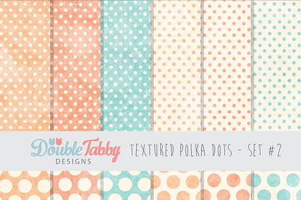 Textured Polka Dot Paper Pack Set2