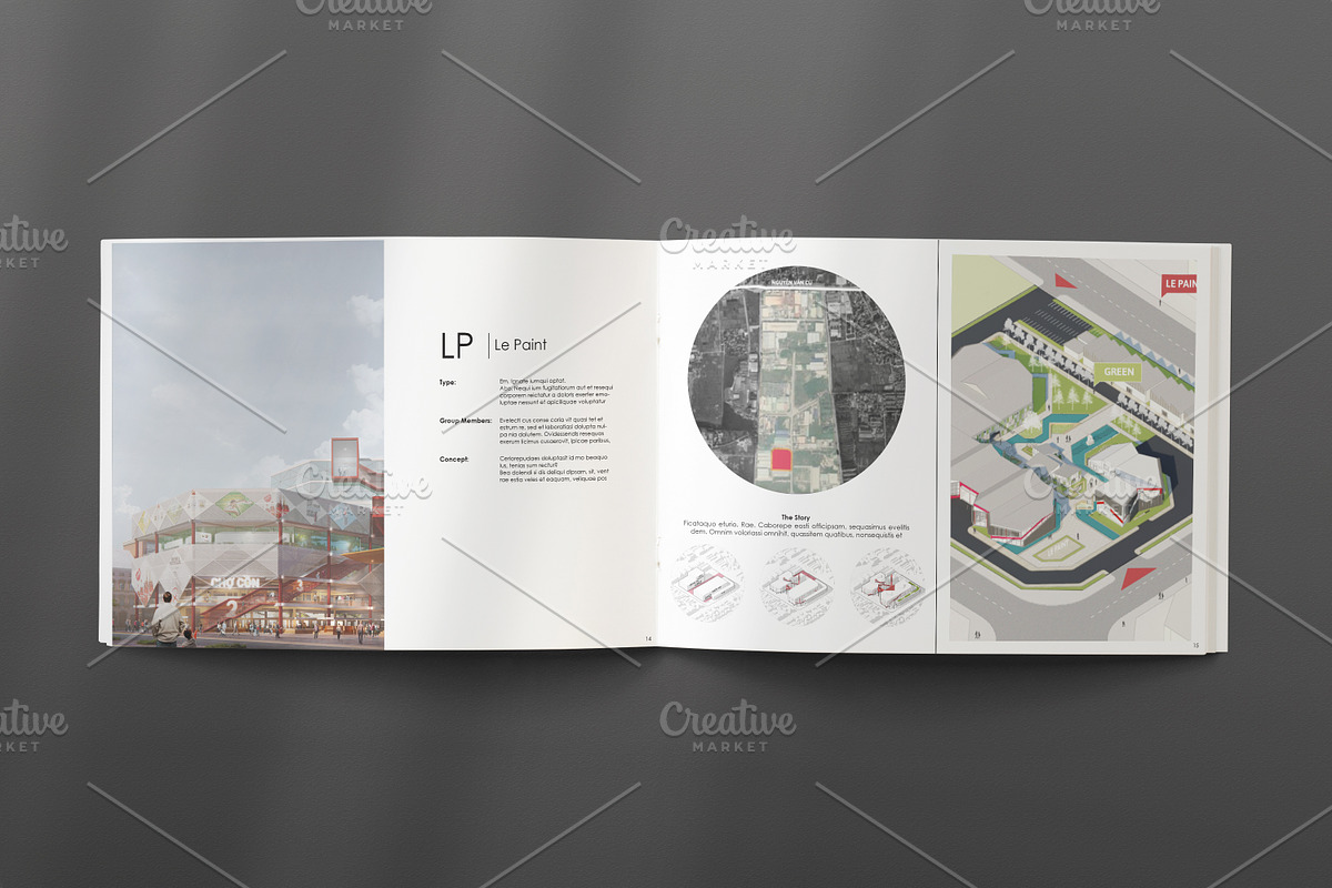 Architecture Portfolio Template, a Presentation Template by Arkishop (Photo 3 of 9)
