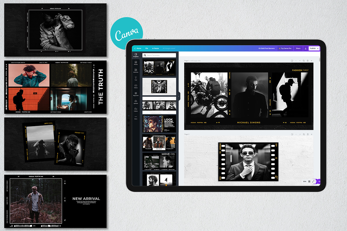 Film Frame Bundle, a Social Media Template by Analogi Studio (Photo 47 of 53)
