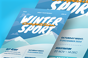 Winter Sport Competition Flyer, a Flyer Template by SquidPixey (Thumbnail 2 of 6)