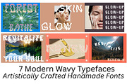 Bundle of 7 Modern Wavy Typefaces, a Handwritten Font by Eryn Rose Design (Thumbnail 2 of 7)