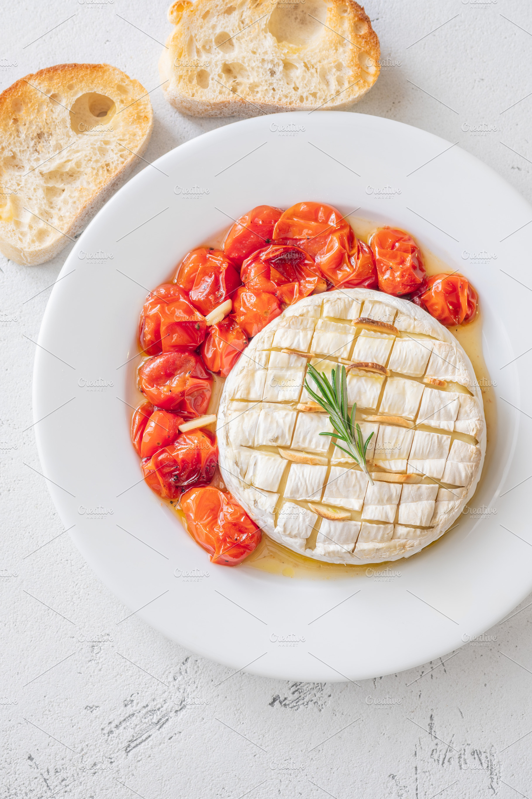 Baked camembert with rosemary, a Food & Drink Photo by Alexander Prokopenko