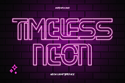 Timeless Neon Font, a Sans Serif Font by 177Studio (Thumbnail 1 of 8)