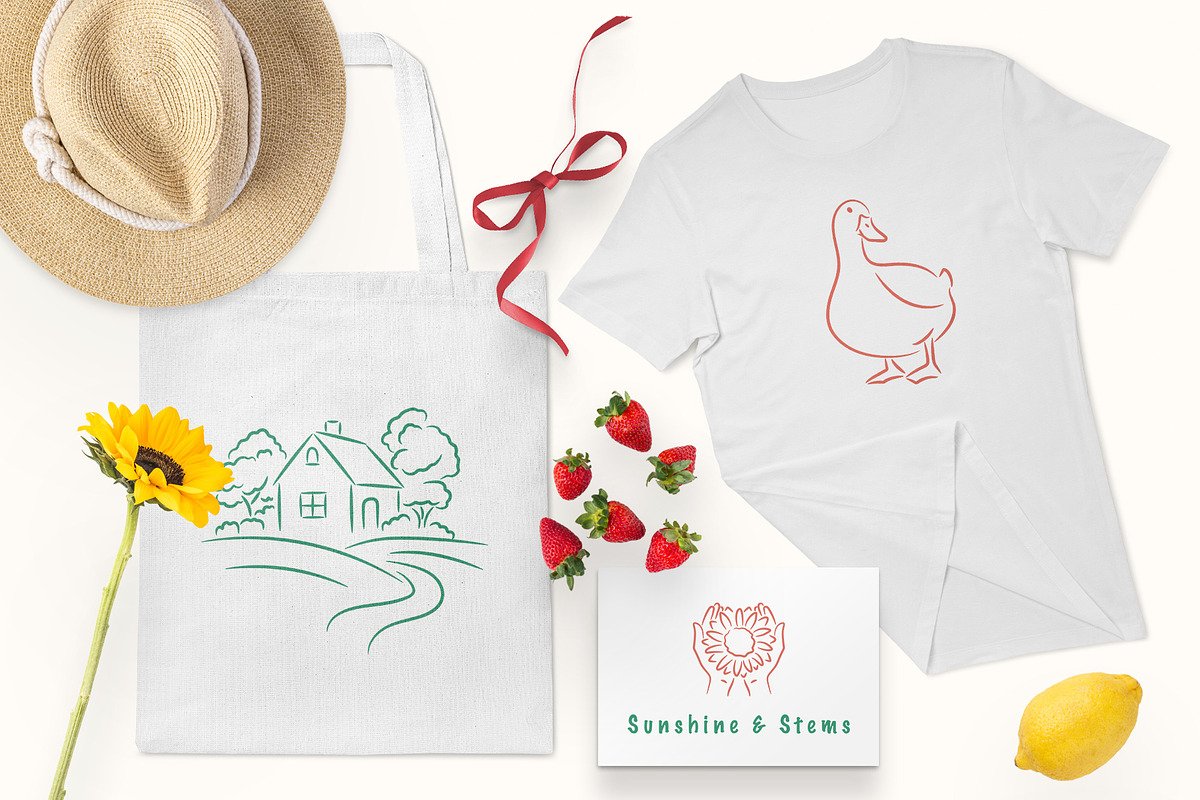 Farmers market illustration set, an Object Illustration by NatalieArtShop (Photo 16 of 16)