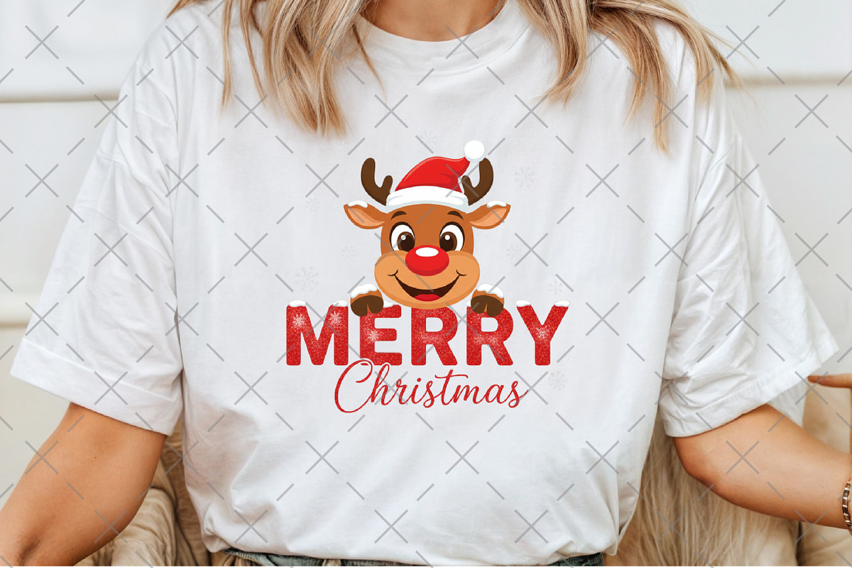 Christmas Reindeer PNG, an Illustration by Craft Nest (Photo 3 of 6)