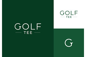 Golf Tee Wordmark Logo, a Branding & Logo Template by ika trisiana