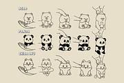 Hand & Cute Animal – Procreate Stamp, a Brush Add-On by Pixel Picasso Studio (Thumbnail 2 of 11)
