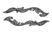 Vintage Wave Ornament Frame Bundle, an Illustration by Designer_Momina (Thumbnail 44 of 51)