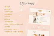Squarespace Template Sunshine Vibes, a Squarespace Template by Design Pixie (Thumbnail 4 of 8)