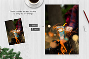 Magic brushes -lights, bokeh, tinsel, a Brush Add-On by Pikovit (Thumbnail 6 of 17)