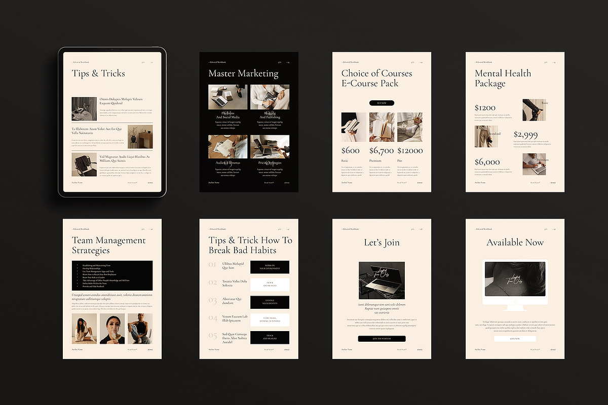 2-in-1 Ebook & Workbook Templates, a Magazine Template by ArtisanaAura (Photo 25 of 30)