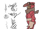 Photoshop Line Inkers, a Brush Add-On by Francisco Beltrán (Thumbnail 6 of 17)