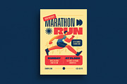 Modern Marathon Run Tournament Flyer, a Flyer Template by VectorVactory (Thumbnail 1 of 3)