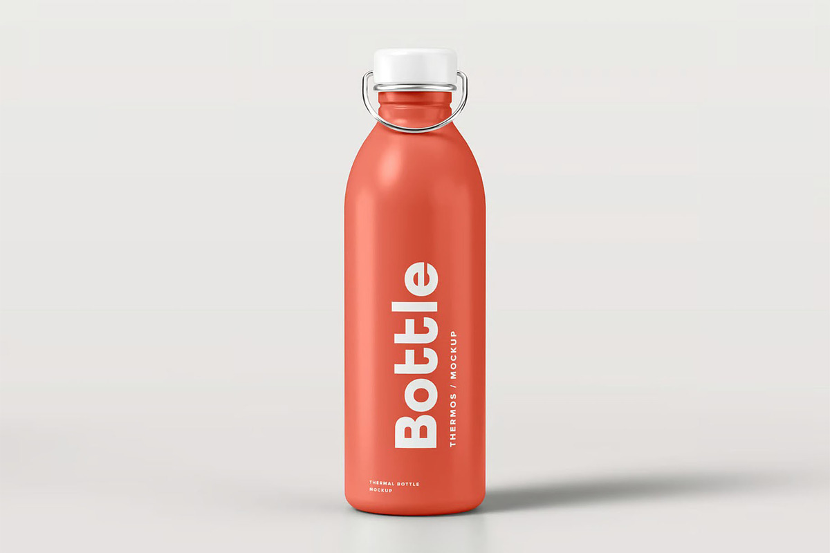 Thermal Bottle Mock-up, a Product Mockup by zippypixelstudio (Photo 11 of 12)